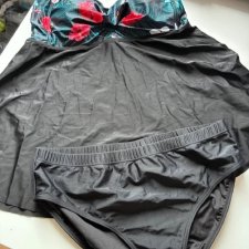 Tankini damskie Love My Curves kwiatowe 48 4XL modelujące 4XL / 48 / 20