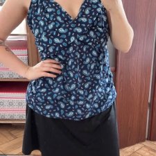 Elegancki i niezwykle komfortowy komplet kąpielowy premium marki Lands’ End 4XL / 48 / 20