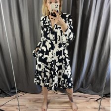 black&white dress