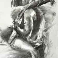 Szkic Pary 100x70cm