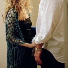 Duża ażurowa chusta w stylu Carrie Bradshaw