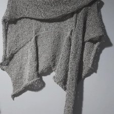 Srebrna koczuga narzutka art handmade