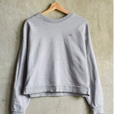 Bawełniana bluza Levi's 100% bawełna melanż liliowo-szara XS