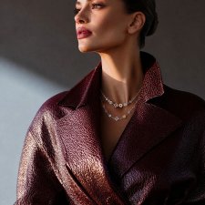 Colours mix vol. 12/rose gold/ - naszyjnik