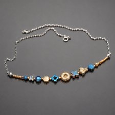 Colours mix vol. 9/deep blue / - choker
