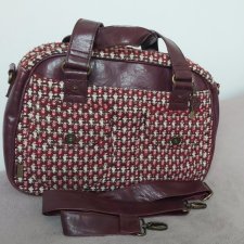 Torebka Roxy tweed listonoszka crossbody materiałowa