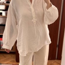 Old Navy Biała Tunika Bawełniana Plus Size 8XL / 56 / 28