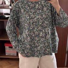Croft & Barrow 2X bluzka 100% bawełna | kwiatowy wzór | plus size