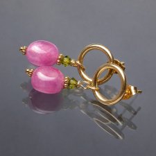 Alloys Collection - Kwarc magenta /13.07.25/ - kolczyki