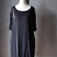 Sukienka basic rock glam rock XS S
