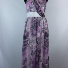 Ever Pretty elegancka szyfonowa sukienka maxi / L