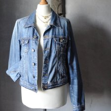 Jeansowa kurtka katana destroyed rock XS S M