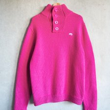 Różowy wełniany sweter skandynawskiej marki Moods of Norway L 100% wełna