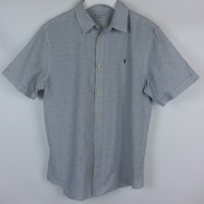 Allsaints koszula bawełna len / M