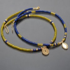 Jadeit kiwi /choker/ - Szlachetna kolekcja /28.07.26/