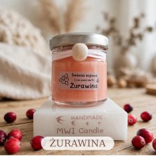 Świeca sojowa żurawina