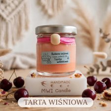 Świeca sojowa tarta wiśniowa