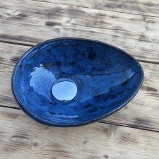 Umywalka ceramiczna ręcznie robiona do małej łazienki