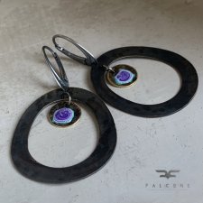 Kolczyki Secret Garden - Violet Green