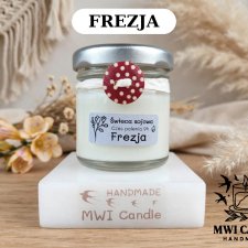 Świeca sojowa frezja