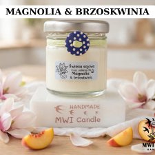 Świeca sojowa magnolia & brzoskwinia