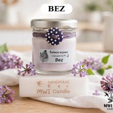 Świeca sojowa bez