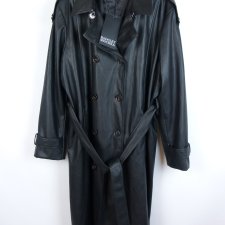 Badgley Mischka płaszcz trencz ekoskóra z metką / XXL