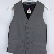 TOPMAN szara męska elegancka kamizelka / 36-S z metką