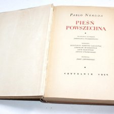 PABLO NERUDA  Pieśń powszechna 1954  PRL