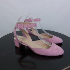 Mango sandały zamszowe 39 - 25,5 cm