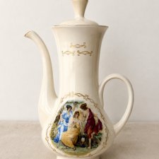 Dzbanek Vintage scenka rodzajowa Borislav ZSRR Ukraina 1974 Retro home
