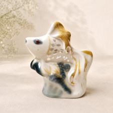 Figurka Rybka Polonne Ukraina ryba lata 70 sygnowana retro design