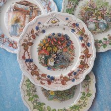 4 talerzyki Brambly Hedge
