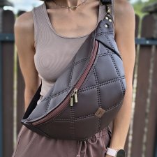 pikowana nerka XXL - wenge