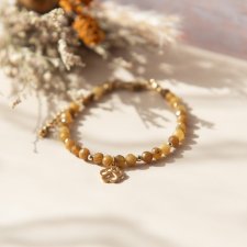 Bransoletka z kamieni PAWS ✧ topaz ✧ łapka