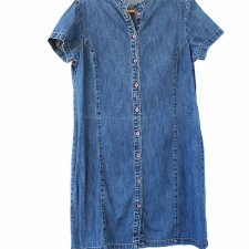 Sukienka jeansowa zapinana bawełniana szmizjerka 44 Cecilia Classics