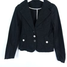 New Look lniany czarny żakiet  / S