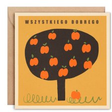 kartka okolicznościowa Wszystkiego dobrego + koperta