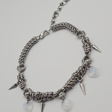 Naszyjnik Sweet&Spike, Swarovski,  stal nierdzwena