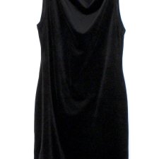 ELIZABETH SHELDON welurowa mała czarna 42 XL