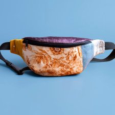 Nerka patchworkowa no waste – unikatowa saszetka handmade