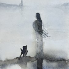 Czekam na ciebie. 30*21cm, Original Akwarela