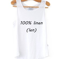 exclusive 100% linen top