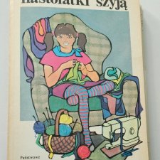 Ewa Suszyńska - Nastolatki szyją książka wykroje PRL Vintage 1986 Antykwariat