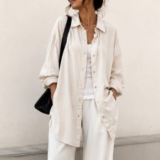 H&M sztruksowa koszula oversize