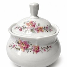 Cukiernica TK Thun Czechosłowacja lata 30 40 porcelana kwiaty vintage
