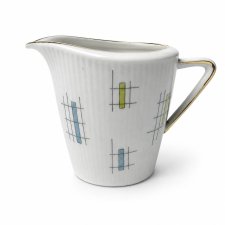 Mlecznik Seltmann Weiden Bavaria Monika lata 1949–1954 porcelana vintage geometryczne wzory