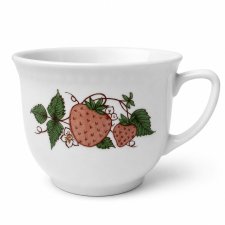 Filiżanka Lubiana Truskawki PRL lata 70-80 kultowy wzór vintage Polski design