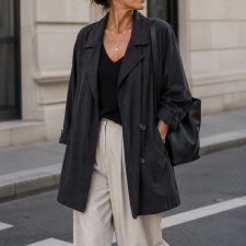 H&M płaszcz modal