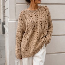 Va Vite karmelowy sweter